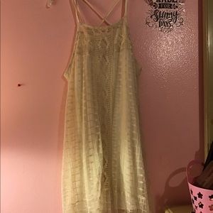 American rage beige boho dress